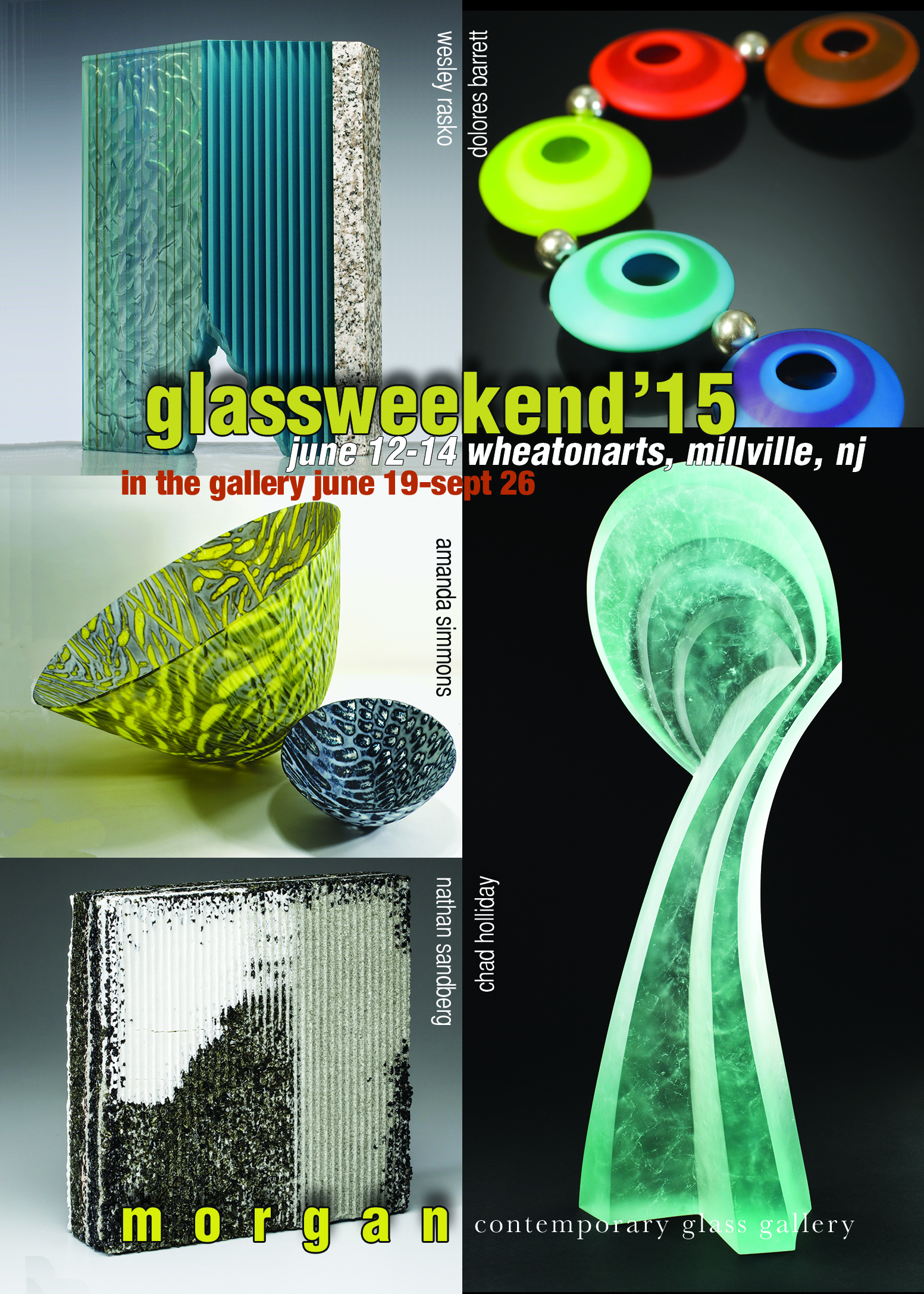 Visit Morgan Contemporary Glass Gallery's glassweekend '15 exhibition.